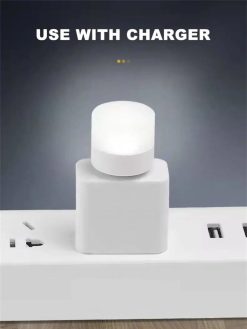 Mini USB Night Light White Edge Zapvi