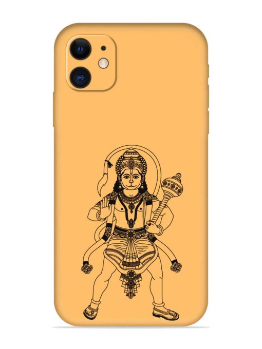 Indian God Hanuman Embossed Soft Silicone Case for Apple Iphone 11 Edge Zapvi