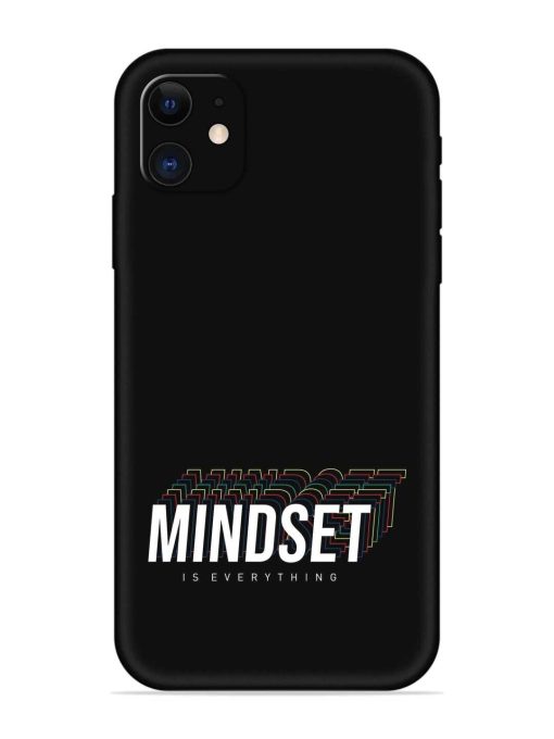 Mindset Everything Slogan Embossed Soft Silicone Case for Apple Iphone 11 Edge Zapvi