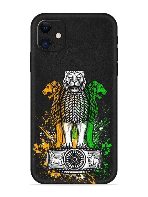 Pillars Of Ashoka Embossed Soft Silicone Case for Apple Iphone 11 Edge Zapvi