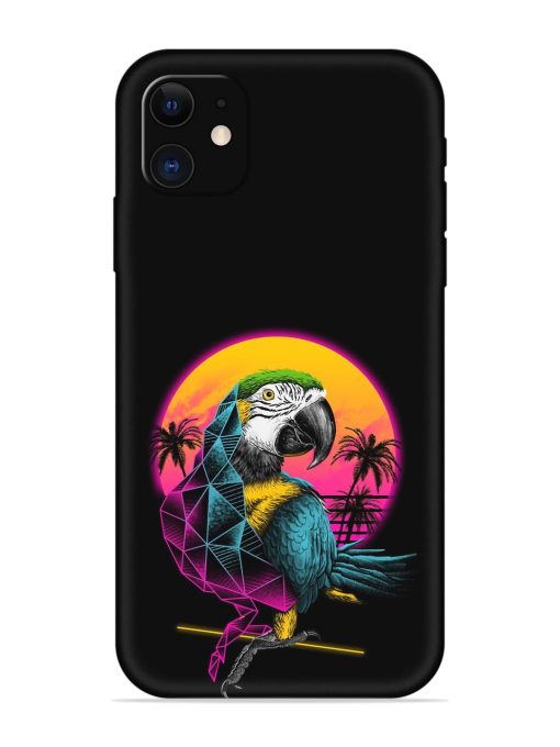 Rad Parrot Embossed Soft Silicone Case for Apple Iphone 11 Edge Zapvi