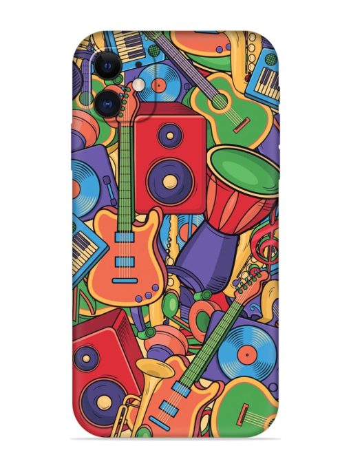 Colorful Music Art Embossed Soft Silicone Case for Apple Iphone 11 Edge Zapvi