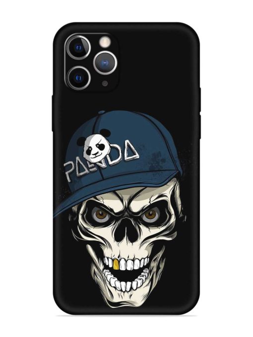 Panda Skull Embossed Soft Silicone Case for Apple Iphone 11 Pro Edge Zapvi