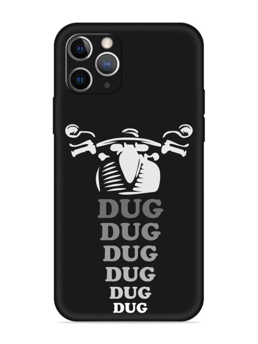 Dug Dug Dug Embossed Soft Silicone Case for Apple Iphone 11 Pro Edge Zapvi