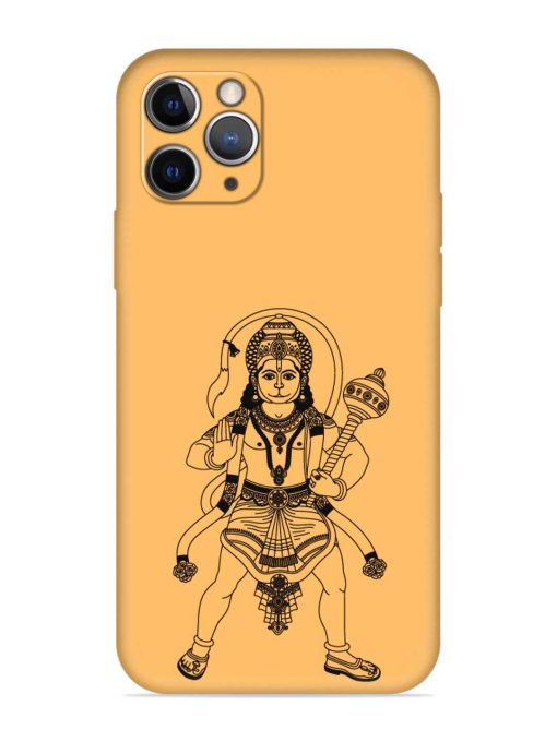 Indian God Hanuman Embossed Soft Silicone Case for Apple Iphone 11 Pro Edge Zapvi