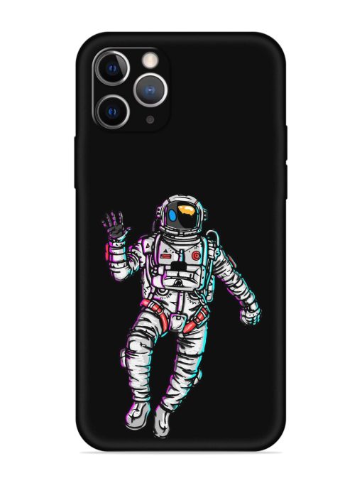 Spaceman Embossed Soft Silicone Case for Apple Iphone 11 Pro Edge Zapvi