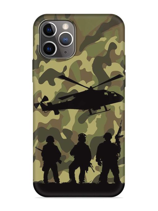 Army Heros Embossed Soft Silicone Case for Apple Iphone 11 Pro Max Edge Zapvi