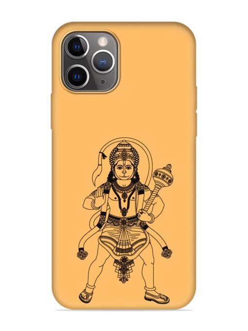 Indian God Hanuman Embossed Soft Silicone Case for Apple Iphone 11 Pro Max Edge Zapvi