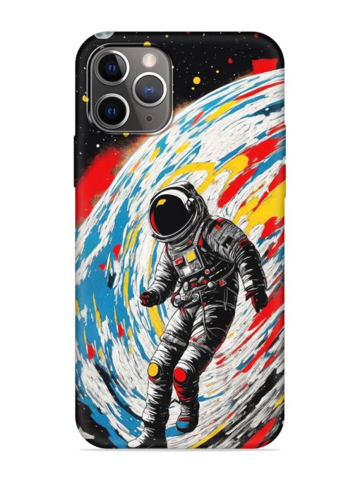 Astronaut Art Embossed Soft Silicone Case for Apple Iphone 11 Pro Max Edge Zapvi