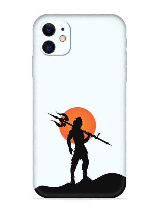 Lord Mahadev Trendy Embossed Soft Silicone Case for Apple Iphone 12 Edge Zapvi