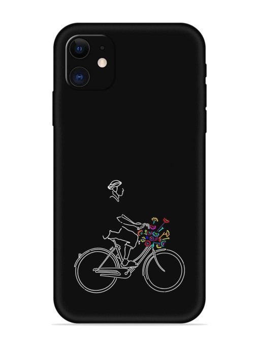 Minimalist Cycle Art Embossed Soft Silicone Case for Apple Iphone 12 Edge Zapvi