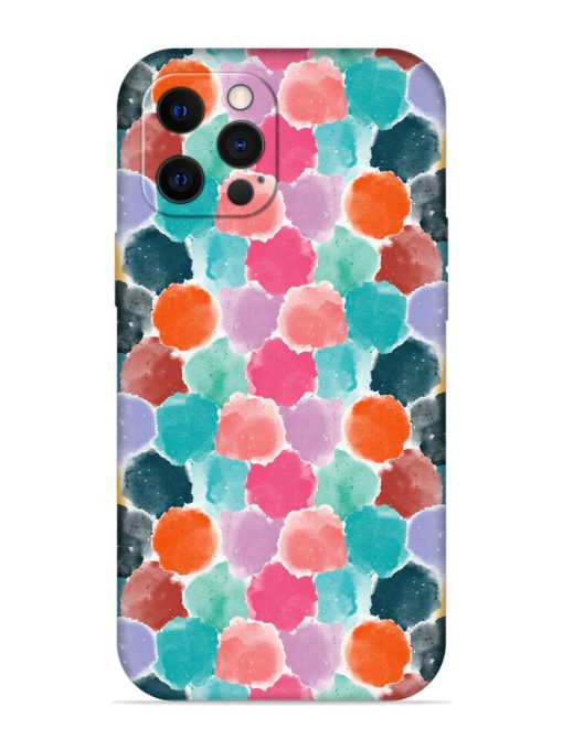 Colorful Seamless Pattern Embossed Soft Silicone Case for Apple Iphone 12 Pro Edge Zapvi