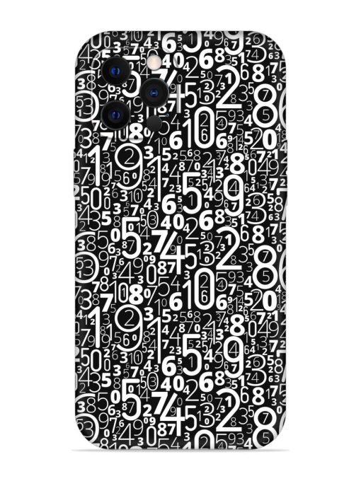 Many Numbers Different Embossed Soft Silicone Case for Apple Iphone 12 Pro Edge Zapvi