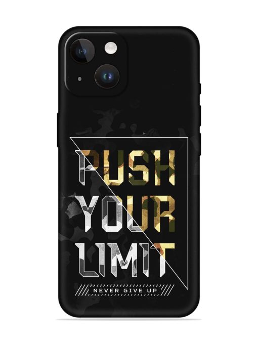 Push Your Limits Embossed Soft Silicone Case for Apple Iphone 14 Edge Zapvi