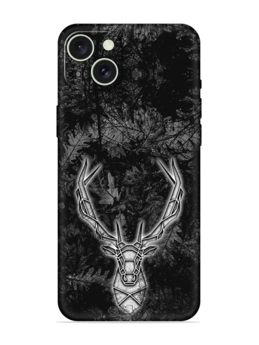 Ancient Deer Embossed Soft Silicone Case for Apple Iphone 15 Plus Edge Zapvi