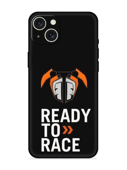 Ready To Race Embossed Soft Silicone Case for Apple Iphone 15 Plus Edge Zapvi