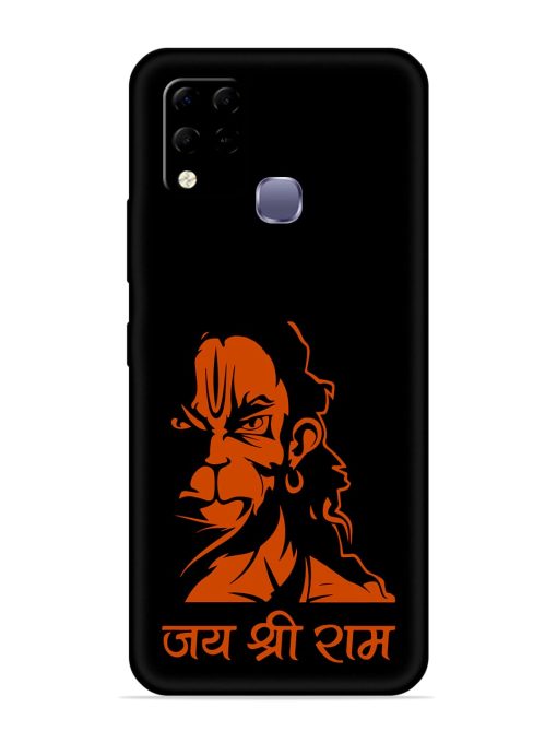 Angry Hanuman Embossed Soft Silicone Case for Infinix Hot 10S Edge Zapvi