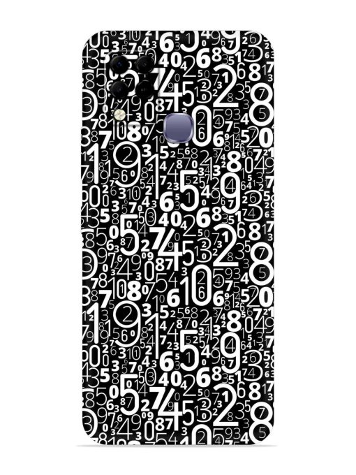 Many Numbers Different Embossed Soft Silicone Case for Infinix Hot 10S Edge Zapvi