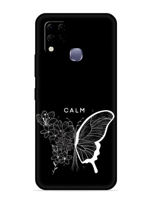 Calm Embossed Soft Silicone Case for Infinix Hot 10S Edge Zapvi