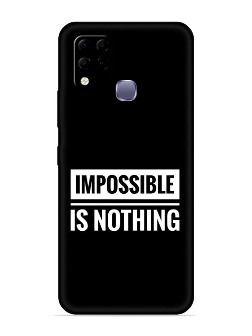 Impossible Is Nothing Embossed Soft Silicone Case for Infinix Hot 10S Edge Zapvi