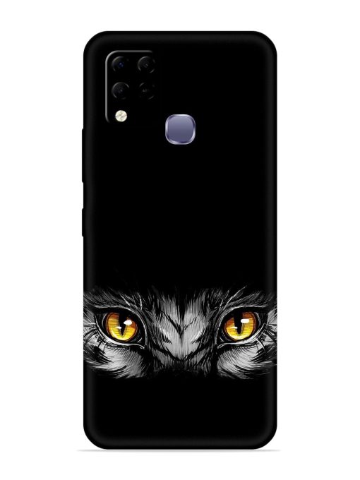 Scary Eye Embossed Soft Silicone Case for Infinix Hot 10S Edge Zapvi