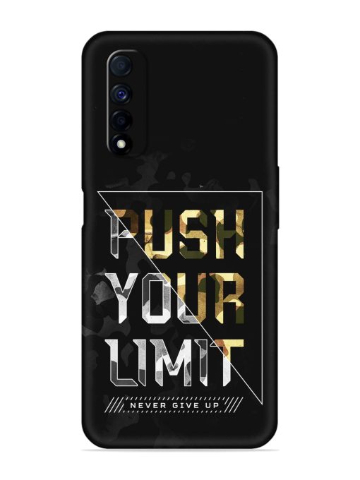 Push Your Limits Embossed Soft Silicone Case for Realme Narzo 30 (4G) Edge Zapvi