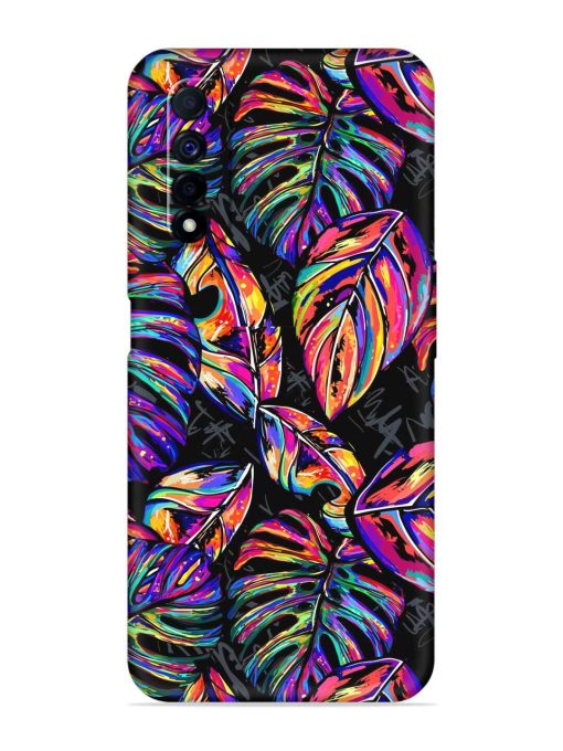 Tropical Seamless Vector Embossed Soft Silicone Case for Realme Narzo 30 (4G) Edge Zapvi