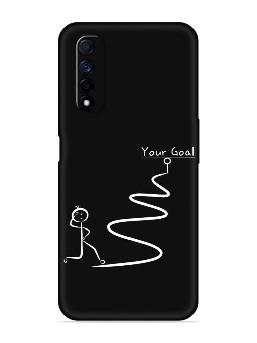 Your Goal Embossed Soft Silicone Case for Realme Narzo 30 (4G) Edge Zapvi