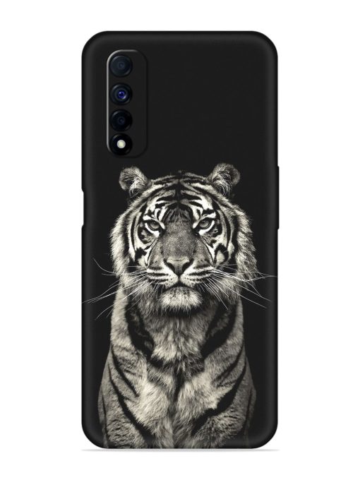 Tiger Art Embossed Soft Silicone Case for Realme Narzo 30 (4G) Edge Zapvi