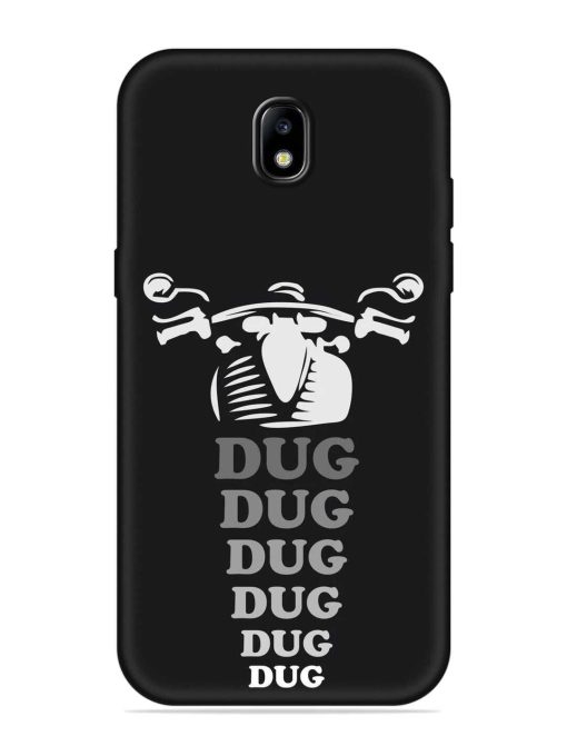 Dug Dug Dug Embossed Soft Silicone Case for Samsung Galaxy J7 (2017) Edge Zapvi