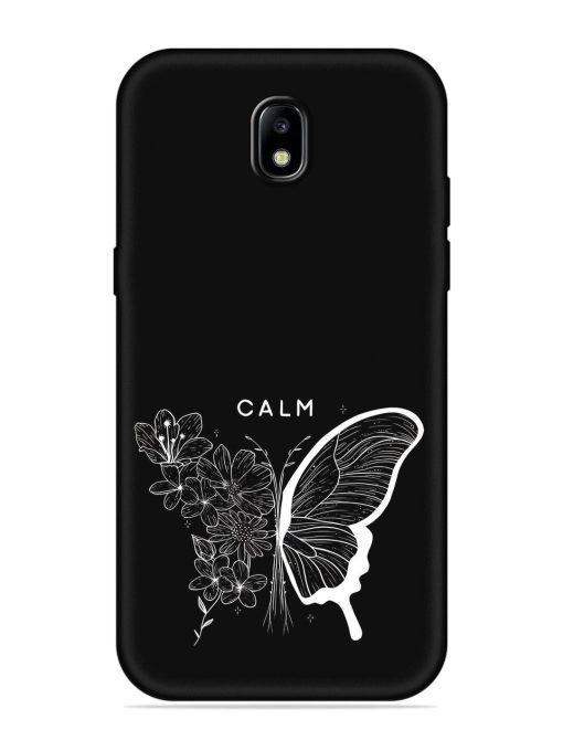 Calm Embossed Soft Silicone Case for Samsung Galaxy J7 (2017) Edge Zapvi