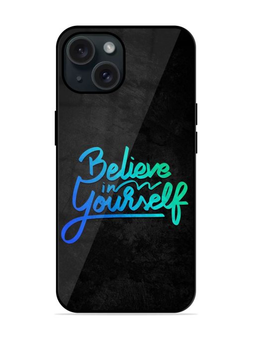 Believe In Yourself Glossy Metal TPU Case Edge Zapvi