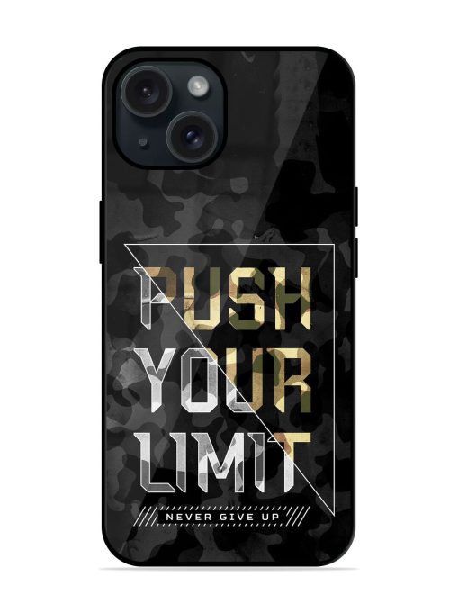 Push Your Limits Glossy Metal TPU Case Edge Zapvi