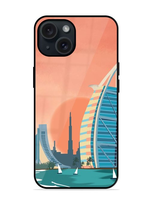 Dubai Architectural Scenery Glossy Metal TPU Case Edge Zapvi