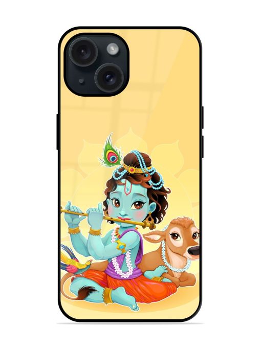 Bal Krishna Flute Art Glossy Metal TPU Case Edge Zapvi