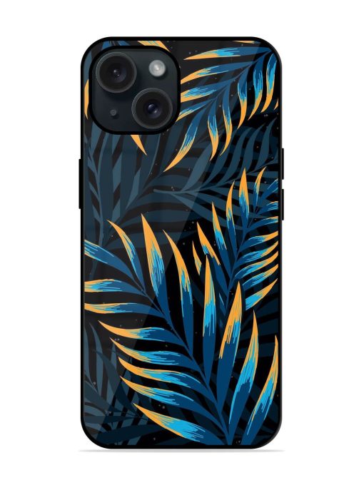 Abstract Leaf Art Glossy Metal TPU Case Edge Zapvi