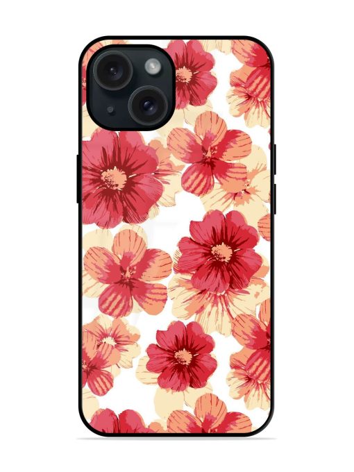 Geranium Cranesbill Colorful Glossy Metal TPU Case Edge Zapvi