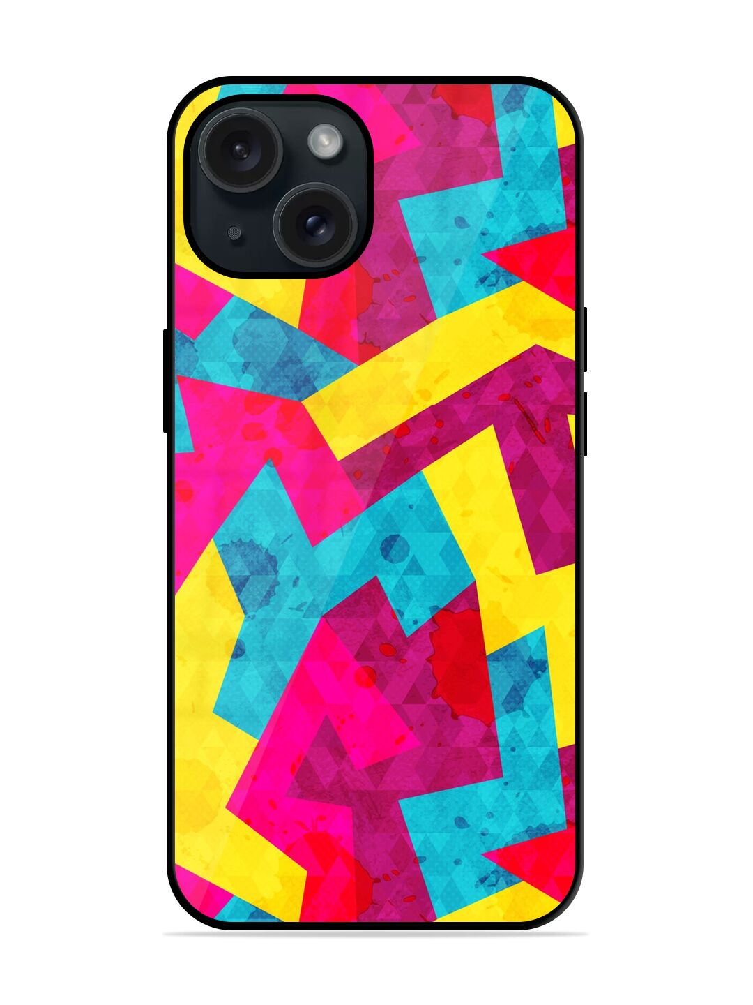 Bright Geometric Seamless Glossy Metal TPU Case 1 Bright Geometric Seamless Glossy Metal TPU Case Edge Zapvi