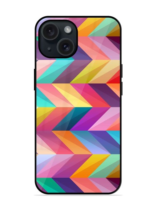 Seamless Geometric Pattern Glossy Metal TPU Case Edge Zapvi