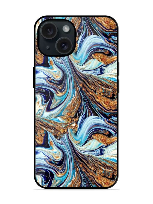 Persian Blue Seamless Glossy Metal TPU Case Edge Zapvi