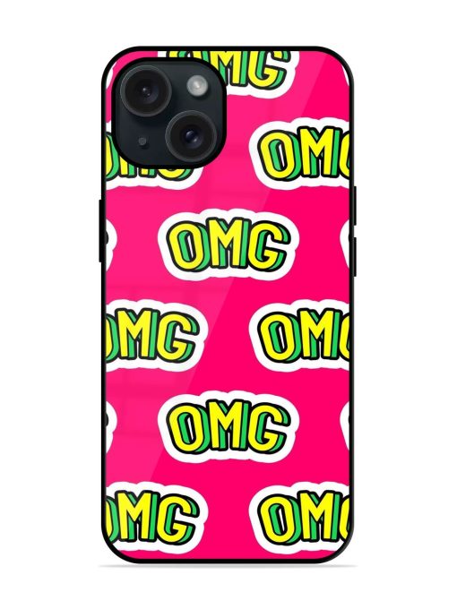 Seamless Pattern Words Glossy Metal TPU Case Edge Zapvi