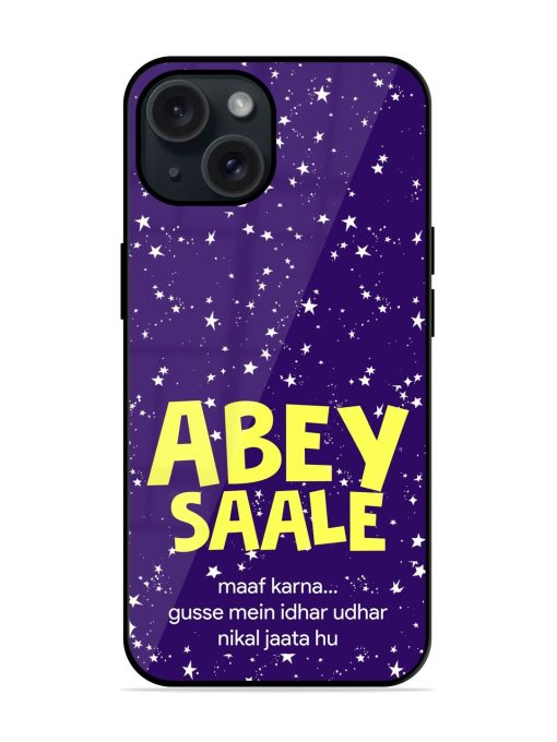 Abey Saale Humorous Glossy Metal TPU Case Edge Zapvi