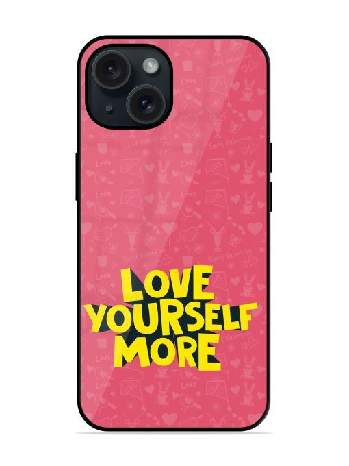 Love Yourself More Glossy Metal TPU Case Edge Zapvi