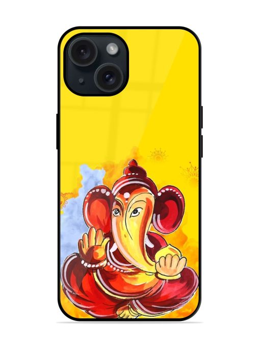 God Ganesha Illustration Glossy Metal TPU Case Edge Zapvi