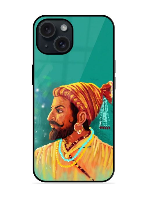 Portrait Chhatrapati Shivaji Glossy Metal TPU Case Edge Zapvi