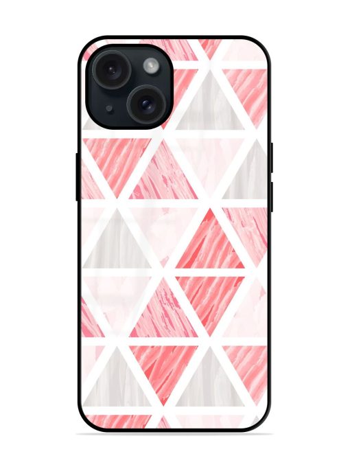 Triangle Watercolor Abstract Glossy Metal TPU Case Edge Zapvi