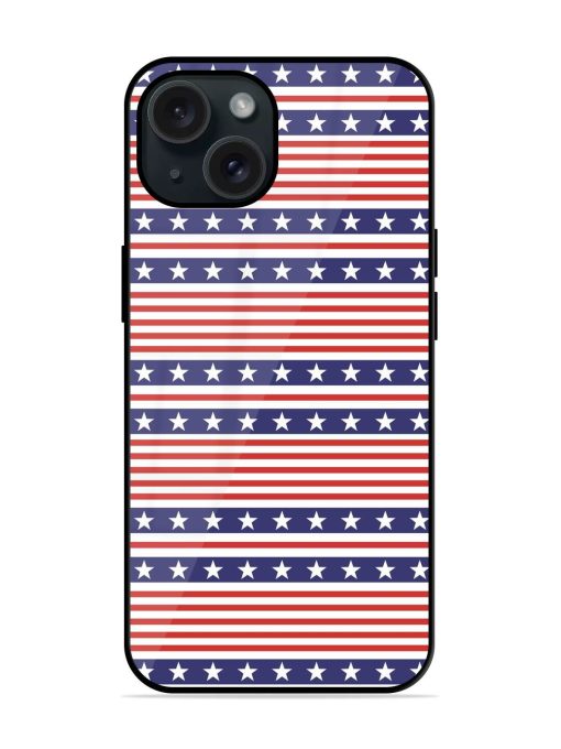 4Th July Stars Glossy Metal TPU Case Edge Zapvi