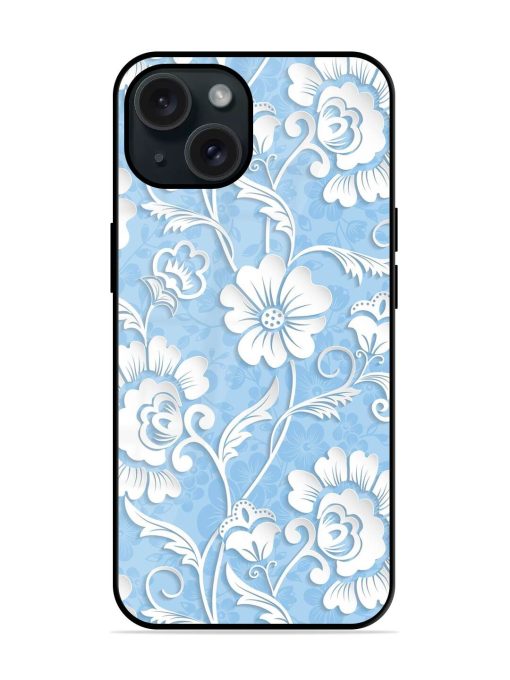 Vector Flower Seamless Glossy Metal TPU Case Edge Zapvi