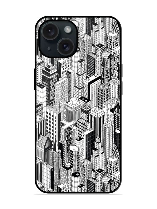 Skyscraper City Seamless Glossy Metal TPU Case Edge Zapvi