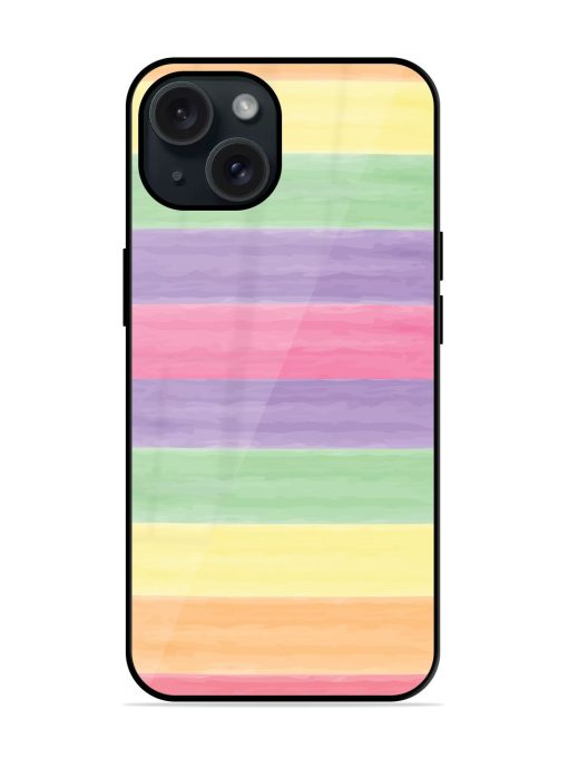 Fruit Rainbow Watercolor Glossy Metal TPU Case Edge Zapvi